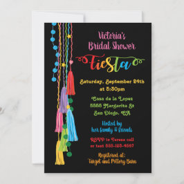 Folk Art Mexikanska Fiesta Inbjudningskort för möh