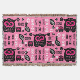 Folk Art Nordic Uggla Filt