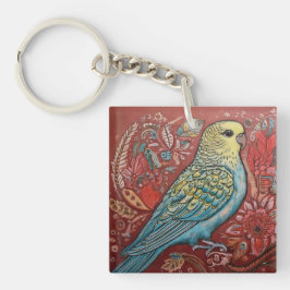 Folk Art Parakeet