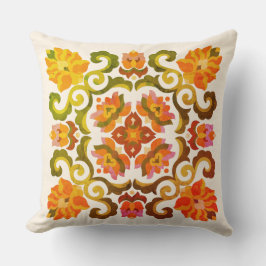 Folk Art Pillow Kudde