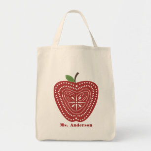 Folk Art Pspile Bag för lärare Tygkasse