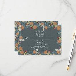 Folk Art Ram i Blue Brown Tan OSA Kort