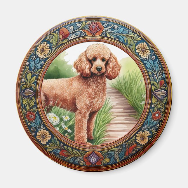 Folk-art Ram Magnet (Framsidan)