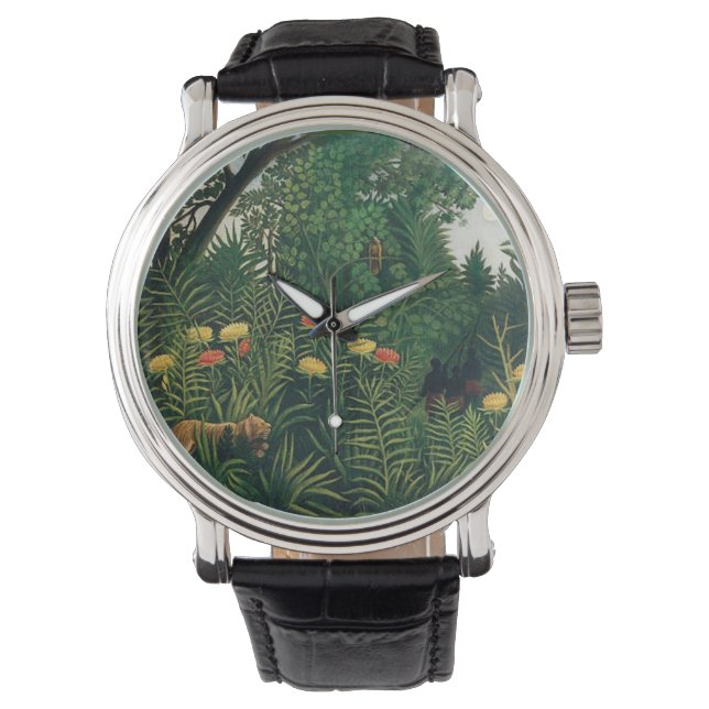 Folk Art Rousseau Jungle Armbandsur (Framsida)