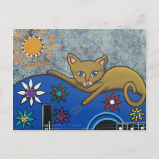 FOLK ART Spela upp det igen av LORI EVERETT-vykort Vykort