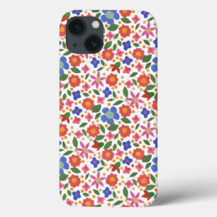 Folk Art Stil Blommigt om White iPad Mini Case