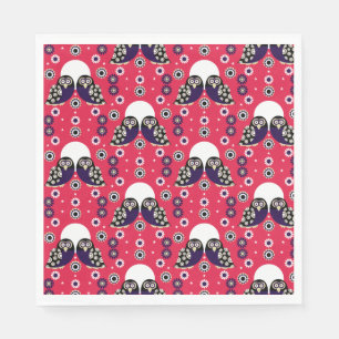 Folk Art Uggla Pappersservett