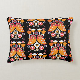 Folk Art Uggla Prydnadskudde