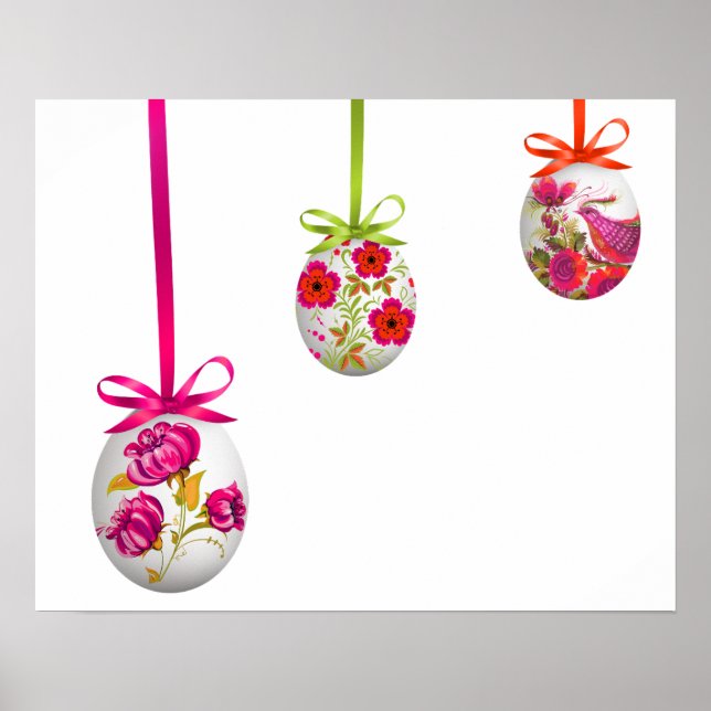 Folk Art (ukrainsk inspirerad) Poster (Framsidan)