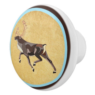 Folk Art Västindiou/Reindeer Knopp