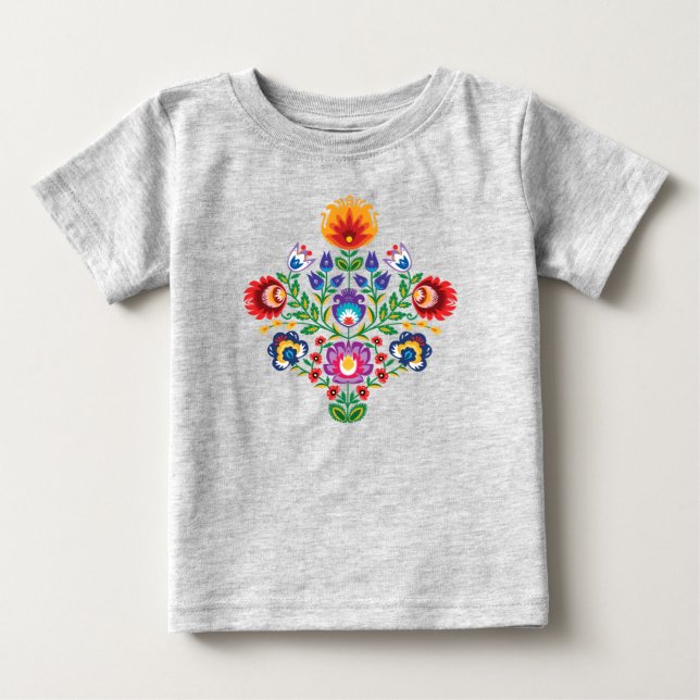 Folk baby t-shirt (Framsida)