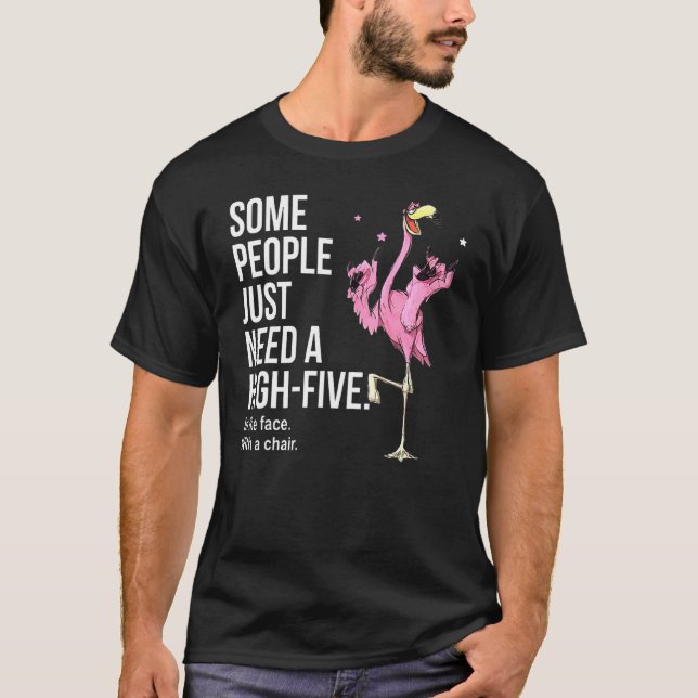 Folk behöver bara en hög femtedel i Flami. T Shirt (Framsida)
