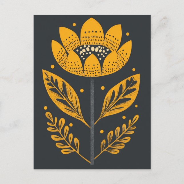 Folk Bloom #233 Vykort (Framsida)