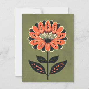 Folk Bloom #234 Vykort
