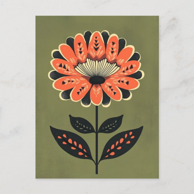 Folk Bloom #234 Vykort (Framsida)