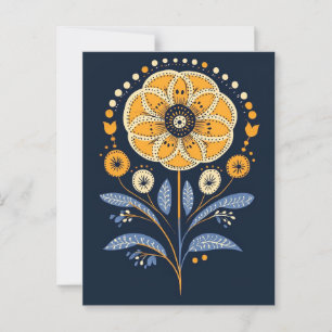 Folk Bloom #235 Vykort