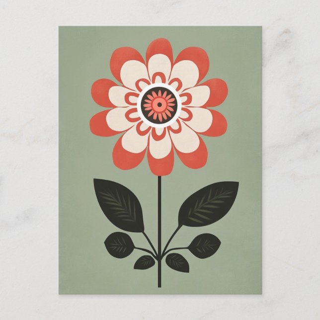 Folk Bloom #236 Vykort (Framsida)