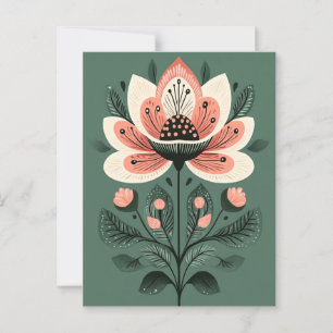 Folk Bloom #239 Vykort
