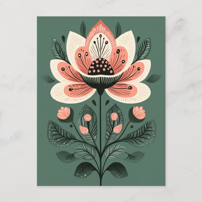 Folk Bloom #239 Vykort (Framsida)