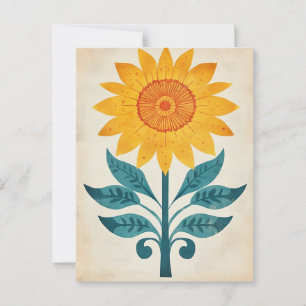 Folk Bloom #240 Vykort