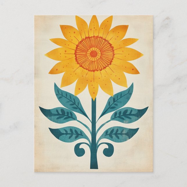 Folk Bloom #240 Vykort (Framsida)