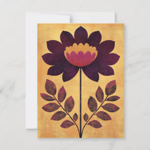 Folk Bloom #241 Vykort