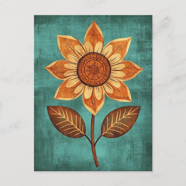 Folk Bloom #242 Vykort (Framsida)