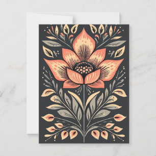 Folk Bloom #243 Vykort