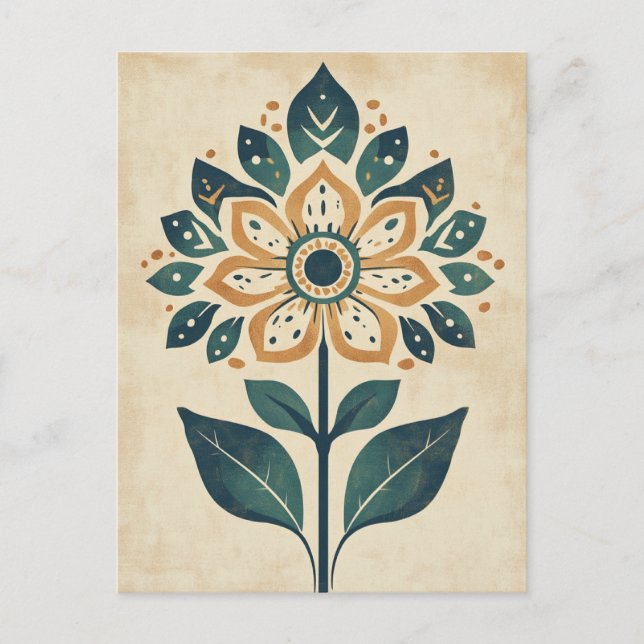 Folk Bloom #244 Vykort (Framsida)