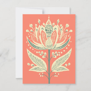 Folk Bloom #247 Vykort