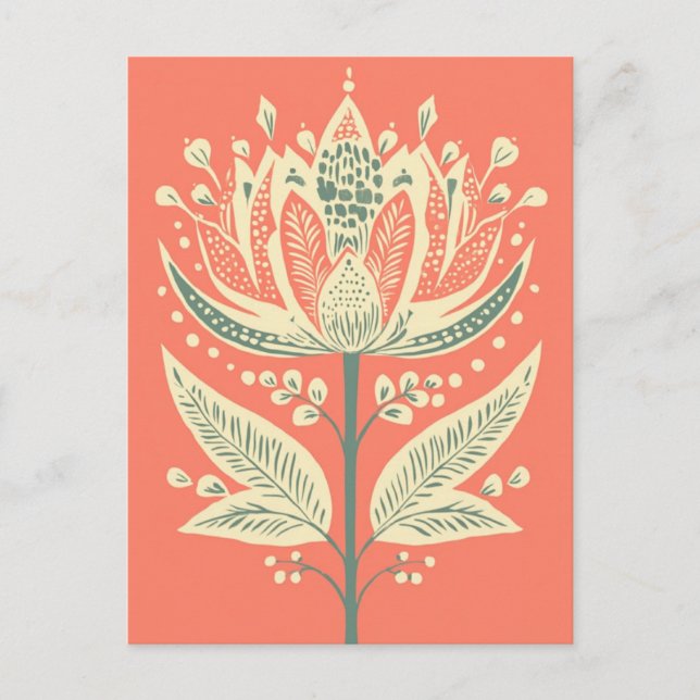 Folk Bloom #247 Vykort (Framsida)