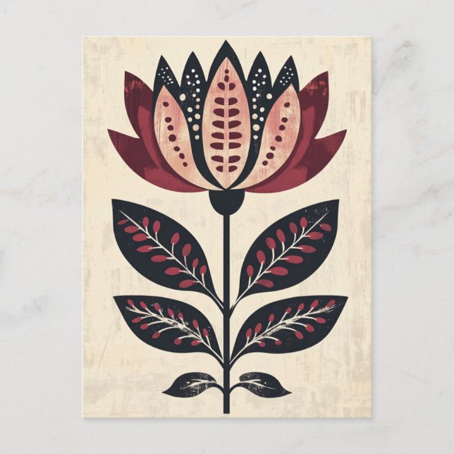 Folk Bloom #248 Vykort (Framsida)