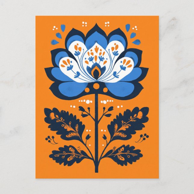 Folk Bloom #249 Vykort (Framsida)