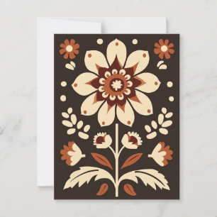 Folk Bloom #250 Vykort