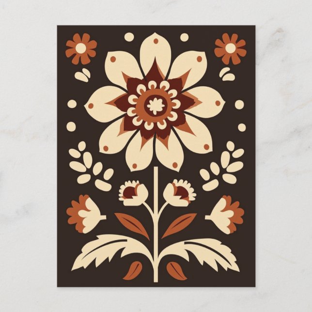 Folk Bloom #250 Vykort (Framsida)