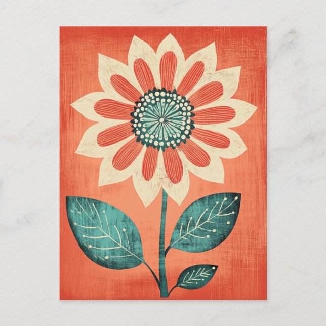 Folk Bloom #251 Vykort (Framsida)