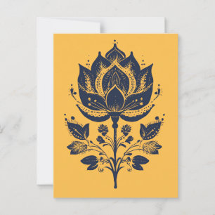 Folk Bloom #252 Vykort
