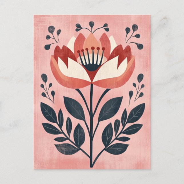 Folk Bloom #253 Vykort (Framsida)