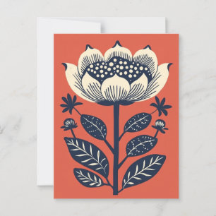 Folk Bloom #254 Vykort