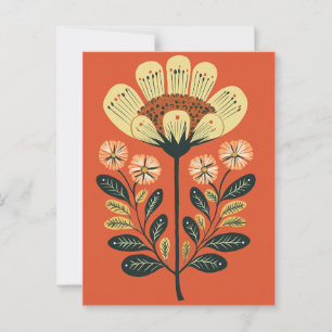 Folk Bloom nr 258 Vykort