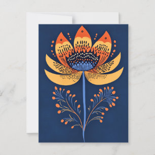 Folk Bloom nr 261 Vykort