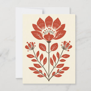Folk Bloom nr 262 Vykort