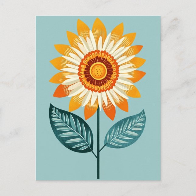 Folk Bloom nr 264 Vykort (Framsida)