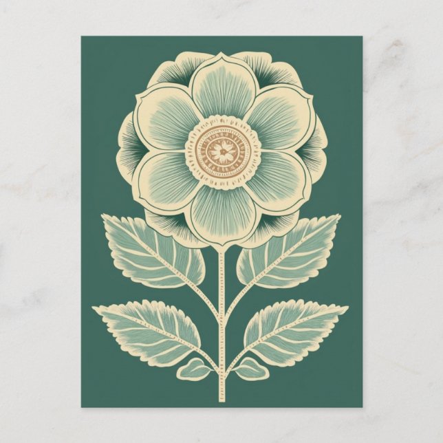 Folk Bloom nr 268 Vykort (Framsida)