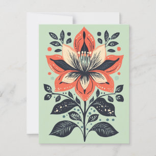 Folk Bloom nr 271 Vykort
