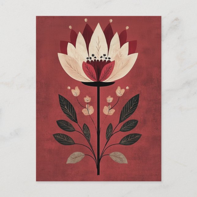 Folk Bloom nr 272 Vykort (Framsida)