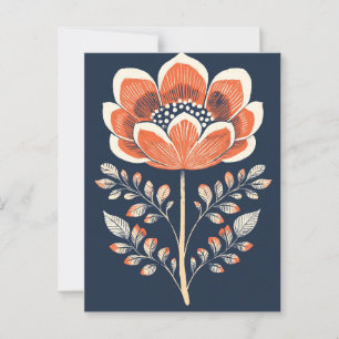 Folk Bloom nr 278 Vykort