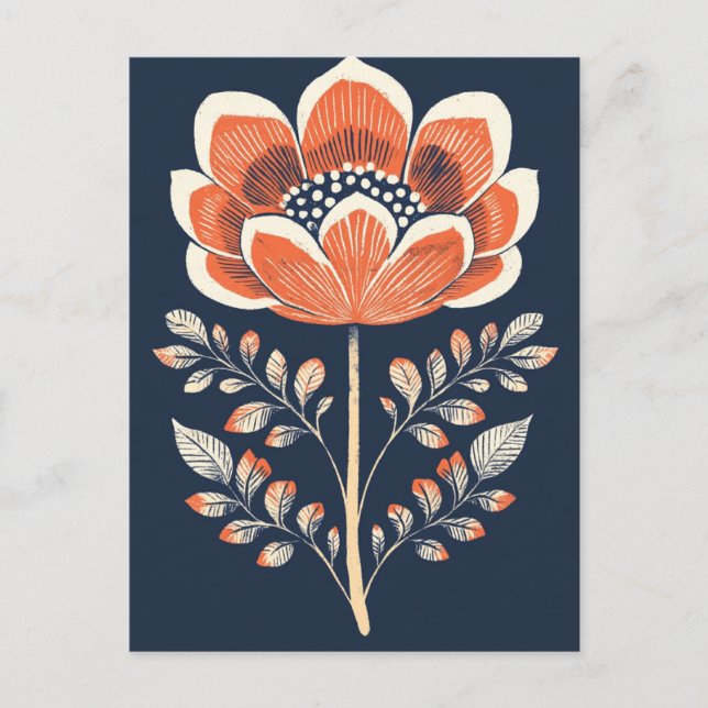 Folk Bloom nr 278 Vykort (Framsida)