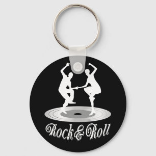 Folk dans Rock and roll Nyckelring