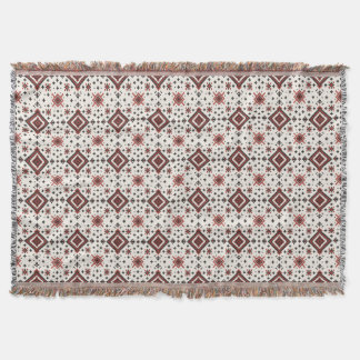 Folk Diamond Cross Stitch Seamless Pattern Filt
